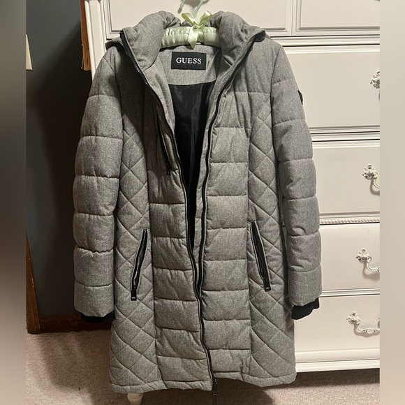 Guess silver winter parka - Picture 1 of 15